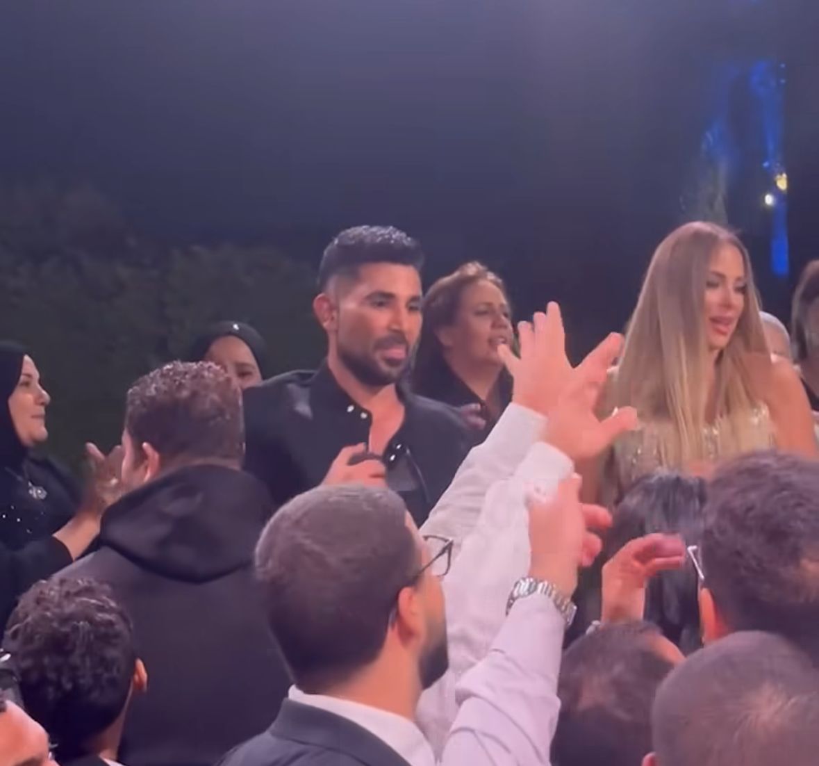 ريم مصطفى تحتفل بـ زفاف نجلها وأول ظهور لـ أحمد سعد بعد تعافيه من أزمته الصحية