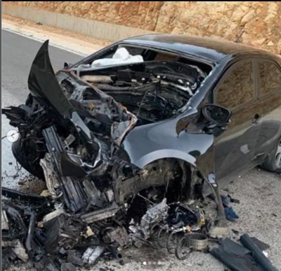وفاة زينة المرعبي برفقة جورج الراسي في الحادث وأول صور لها مع أبنائها