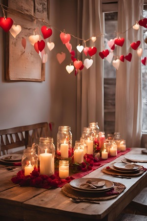 ديكورات تضفي لمسات رومانسية على منزلكِ في عيد الحب