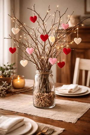 ديكورات تضفي لمسات رومانسية على منزلكِ في عيد الحب