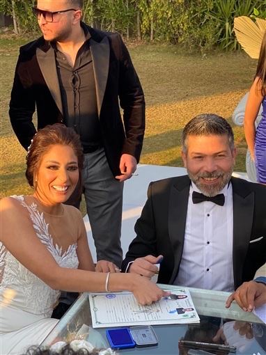 ياسر فرج يحتفل بزواجه بحضور النجوم