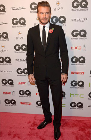 ديفيد بيكهام الرجل الأكثر أناقة لهذا العام 