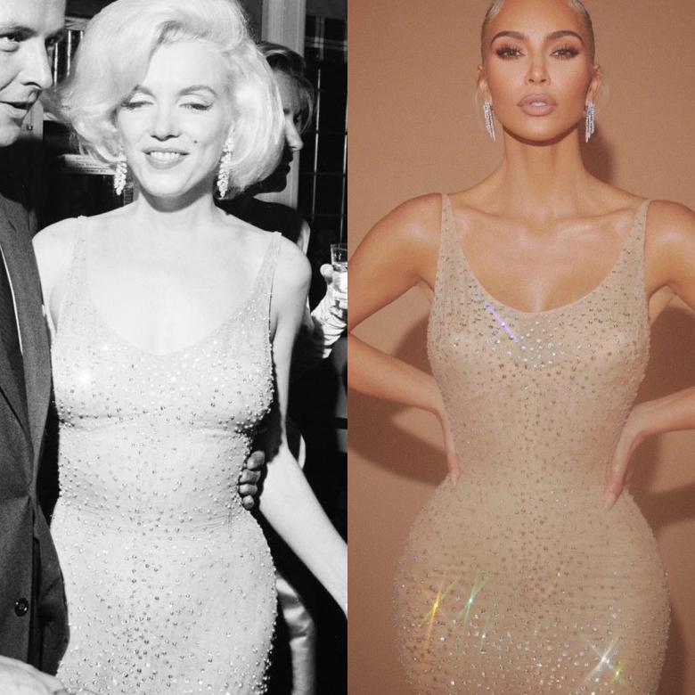 كيم كاردشيان ترد على الاتهامات بتمزيقها فستان مارلين مونرو