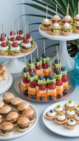 استوحي أصناف طعام سهلة التناول لعيد ميلاد طفلك