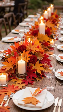 أفكار أنيقة لحفل زفافك الخريفي