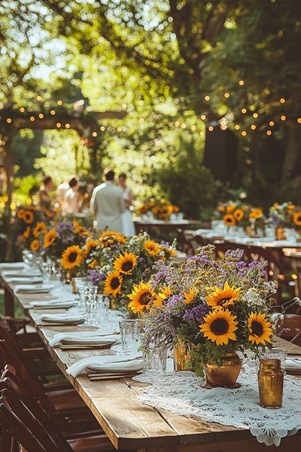 أفكار أنيقة لحفل زفافك الخريفي