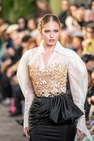 أزياء هويدا بريدي تعيد إحياء الفنون الحرفية التراثية السورية لتسطع في باريس