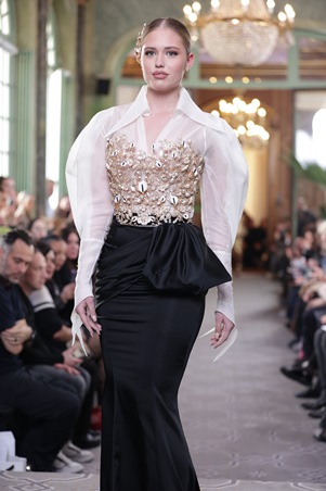 أزياء هويدا بريدي تعيد إحياء الفنون الحرفية التراثية السورية لتسطع في باريس