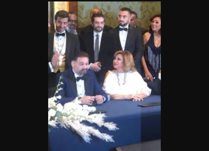 سارة الطباخ تتجاهل خطيبها السابق محمد الشرنوبي في حفل زفاف أمير شاهين