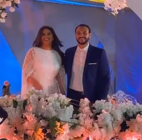 عقد قران أحمد خالد صالح وهنادي مهنى