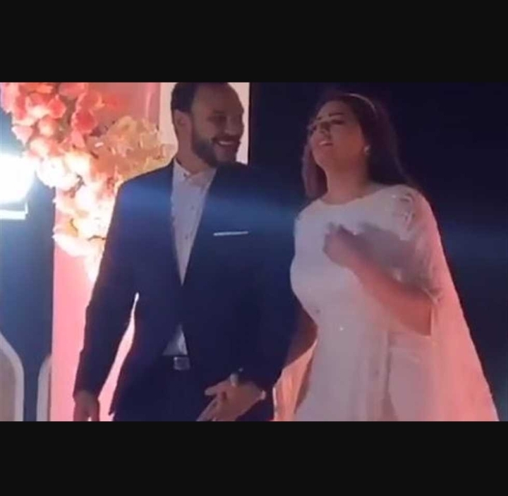 عقد قران أحمد خالد صالح وهنادي مهنى