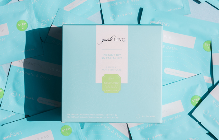 نمّي تجربة السبا المنزلي مع منتجات العناية بالوجه SparkLing DIY Home Facial Kit