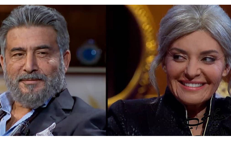 عابد فهد يبكي زوجته 