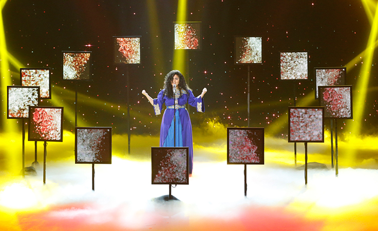 خاص - الطفلة إيمان بيشه تحصد لقب Arabs Got Talent وفستان نجوى كرم معاً