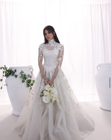 تفاصيل زواج آمال ماهر وسر فستان الزفاف