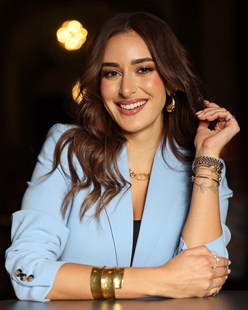 أمينة خليل: هشام ماجد خجول ويسرا «وش السعد»