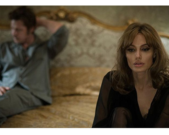 الصور الأولى لفيلم أنجيلينا جولي وبراد بيت 