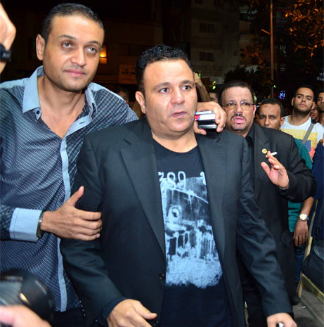 نجوم الفن في عزاء والد ياسر ورامز جلال