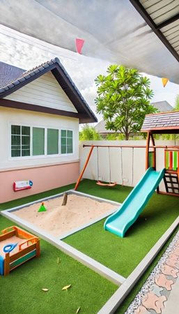 استوحي أفكار لتصميم ركن الأطفال في حديقة المنزل