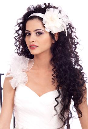خصلات الشعر المستعار لتسريحة الأحلام في الزفاف