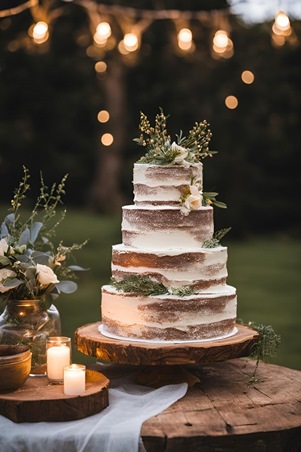 الكعكة على طراز البوهو مثالية لحفل زفافك الخريفي