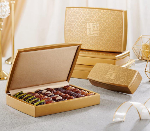 صناديق التمر من أفضل أفكار الضيافة العربية في رمضان