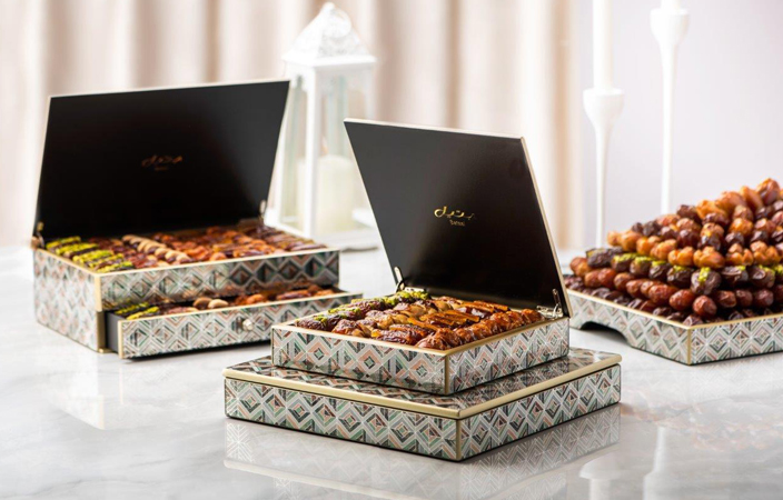 صناديق التمر من أفضل أفكار الضيافة العربية في رمضان