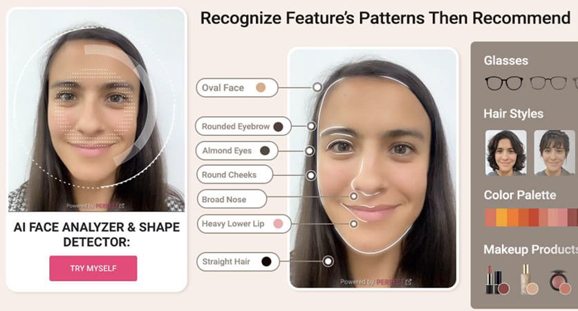اكتشفي شكل وجهك بدقة مع ابتكارات شركة بيرفكت كورب المدعومة بالذكاء الاصطناعي