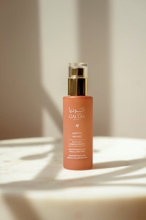 Gaudia Hair Mist: سر العناية الفاخرة لشعرك في صيف الخليج
