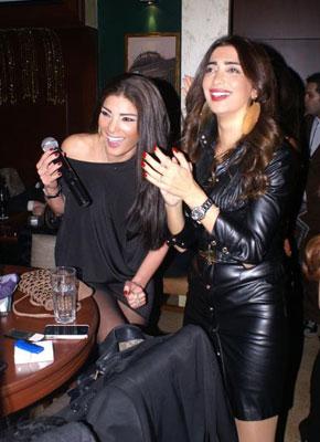 هيفا لبّت دعوة وسام بريدي... في سهرة Karaoke
