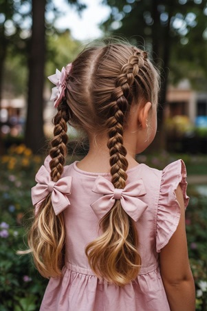 استوحي تسريحات شعر بنات مناسبة للمدرسة