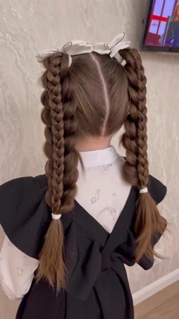 استوحي تسريحات شعر بنات مناسبة للمدرسة