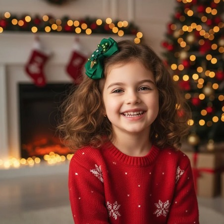 أفكار لإكسسوارات شعر ابنتك في الاحتفالات بالعام الجديد