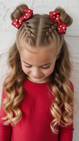 أفكار لإكسسوارات شعر ابنتك في الاحتفالات بالعام الجديد