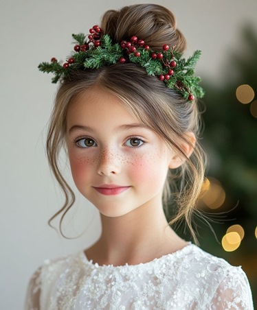 أفكار لإكسسوارات شعر ابنتك في الاحتفالات بالعام الجديد