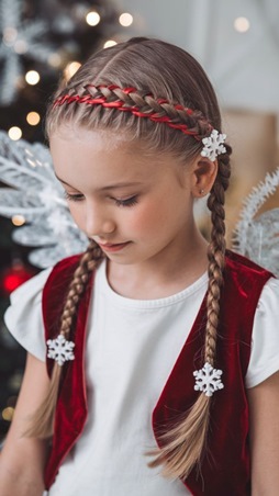أفكار لإكسسوارات شعر ابنتك في الاحتفالات بالعام الجديد