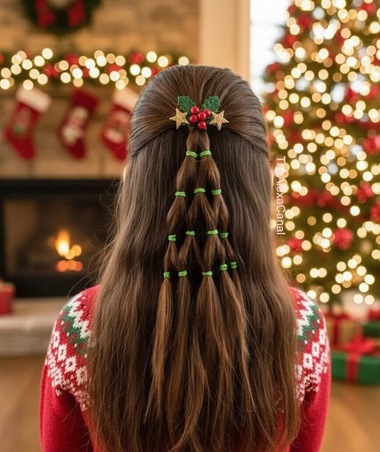 أفكار لإكسسوارات شعر ابنتك في الاحتفالات بالعام الجديد