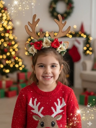 أفكار لإكسسوارات شعر ابنتك في الاحتفالات بالعام الجديد