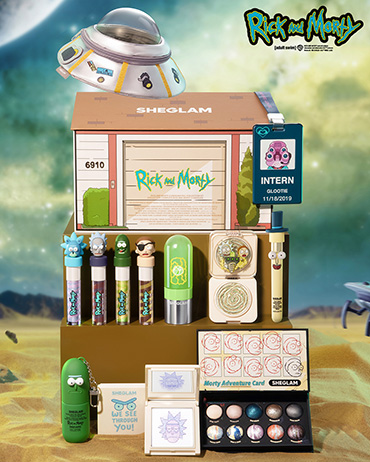 SHEGLAM تعود إلى عالم الجمال المتعدد مع مجموعة  Rick and Morty 2.0 x SHEGLAM