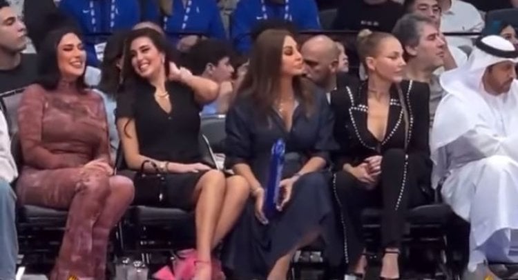 مريم أوزرلي وإليسا وياسمين صبري يجتمعن في مباراة كرة السلة بأبو ظبي