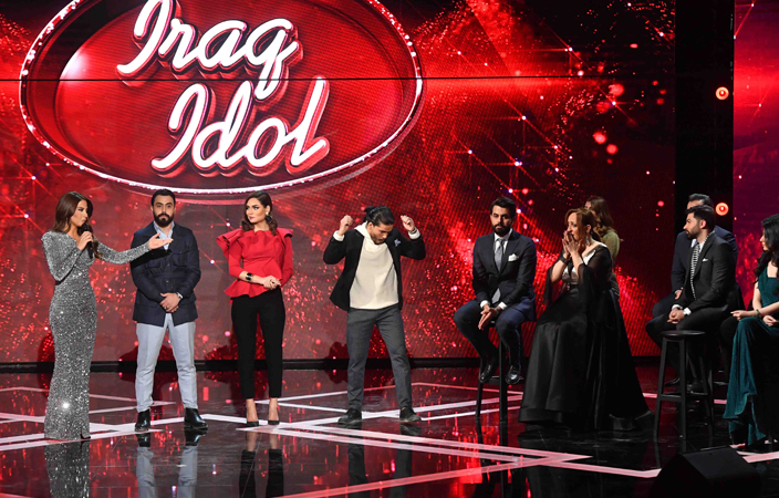 15 مشتركاً يتنافسون في أولى العروض المباشرة من IRAQ IDOL