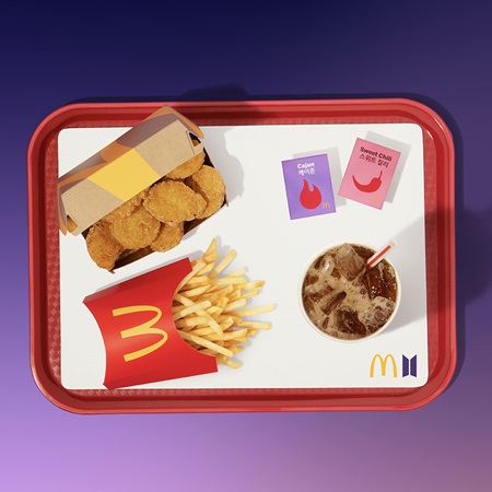 ماكدونالدز تتعاون مع فرقة BTS الموسيقية العالمية