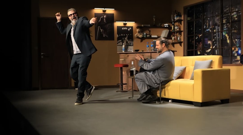 يوسف الخال وعمار شلق في 