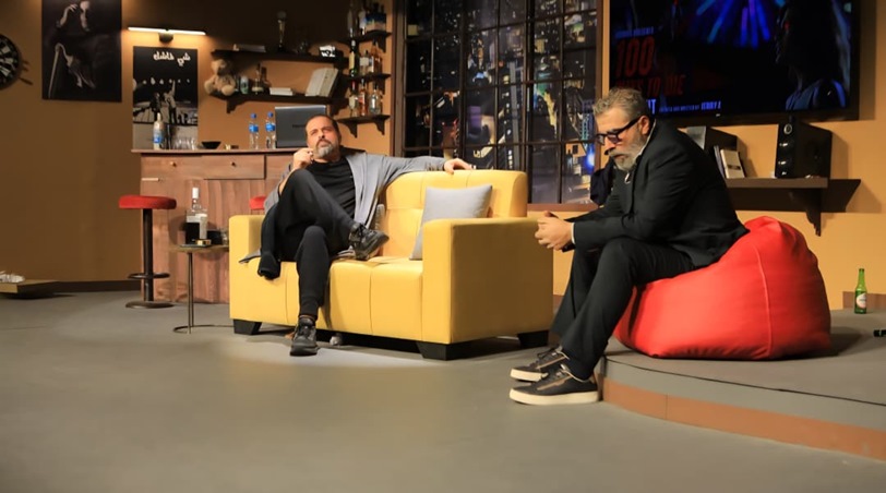 يوسف الخال وعمار شلق في 