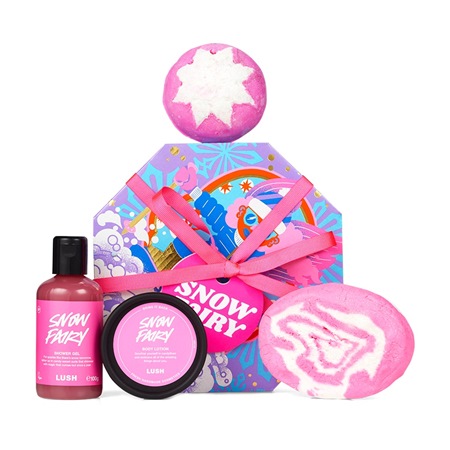 أجواء العطلة بروائح الحلوى الشهيّة مع مستحضرات Snow Fairy من Lush