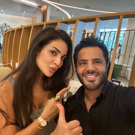 ماغي بو غصن مفاجأة ليلة رأس السنة مع نيشان