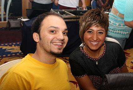 نادين ويلسن نجيم وشجون الهاجري نجمتا 8 فبراير