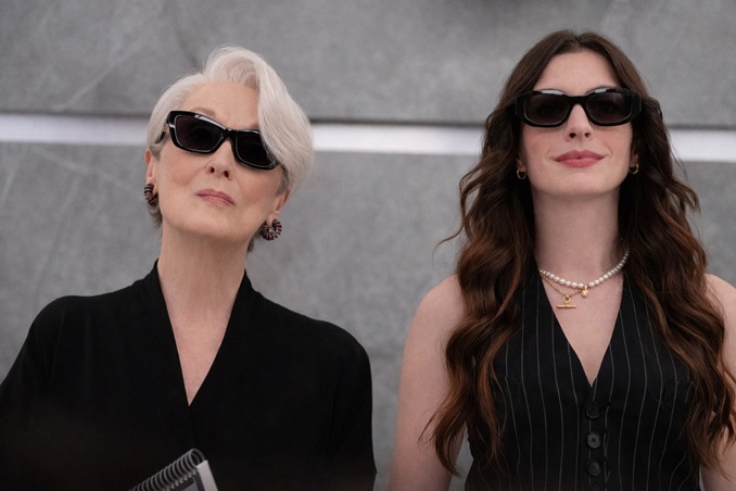 ميرل ستريب وآن هاثاواي في تجربة عاطفية بـ  The Devil Wears Prada