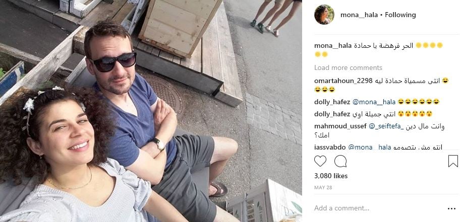 صور.. زواج منى هلا من شاب أعلن إسلامه ينفي هذه الشائعة!