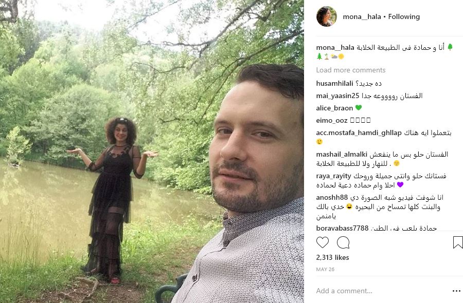 صور.. زواج منى هلا من شاب أعلن إسلامه ينفي هذه الشائعة!